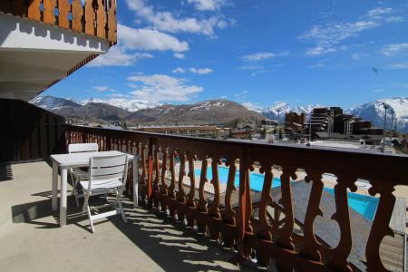 Wakacje w górach Apartament 2 pokojowy 6 osób (P4) - Résidence la Ménandière - Alpe d'Huez - Balkon