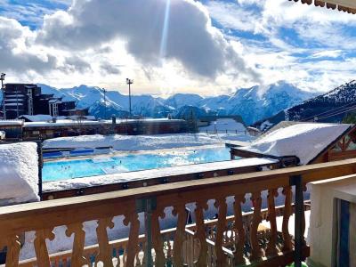 Wakacje w górach Apartament 4 pokojowy 8 osób (R2) - Résidence la Ménandière - Alpe d'Huez - Balkon