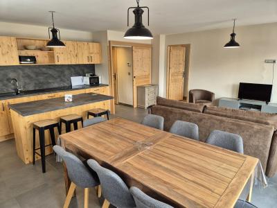 Vakantie in de bergen Appartement 3 kamers 7 personen (EB1) - Résidence La Résidence - Les 2 Alpes - Eethoek