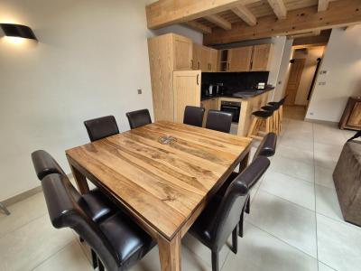 Vakantie in de bergen Appartement 3 kamers mezzanine 8 personen (EB8) - Résidence La Résidence - Les 2 Alpes - Eethoek