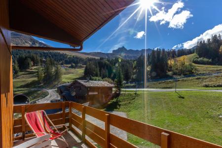 Vacanze in montagna Appartamento 2 stanze per 4 persone (015) - Résidence la Roche Combe - Valmorel - Terrazza