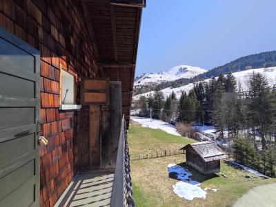 Vacaciones en montaña Apartamento 2 piezas para 5 personas (0847) - Résidence la Touvière - Le Grand Bornand - Balcón