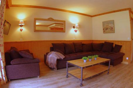 Holiday in mountain resort 5 room duplex apartment 11 people (GL307) - Résidence la Valériane - Valmorel - Living room