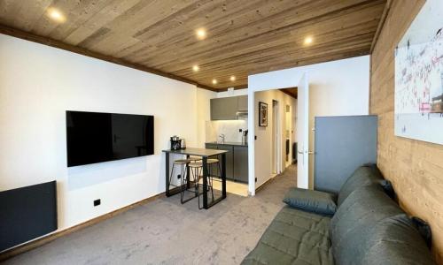 Vakantie in de bergen Studio 4 personen (24m²-6) - Résidence Lac Du Lou - MH - Val Thorens - Woonkamer