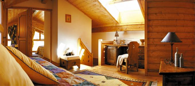 Urlaub in den Bergen Résidence Lagrange le Village des Lapons - Les Saisies - Wohnzimmer