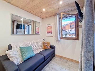Vakantie in de bergen Studio cabine 4 personen (06) - Résidence Lauzière - Val Thorens - Woonkamer