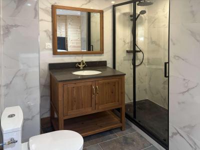 Vacances en montagne Appartement 4 pièces cabines 10 personnes (ALPES) - Résidence Le 1650 - Les Orres - Salle d'eau
