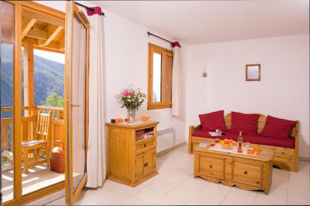 Urlaub in den Bergen Résidence le Balcon des Airelles - Les Orres - Kleines Wohnzimmer