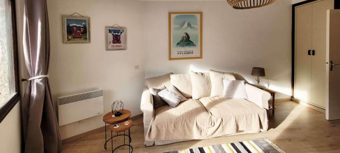 Vakantie in de bergen Studio bergnis 4 personen (233) - Résidence le Balcon des Orres - Les Orres - Woonkamer