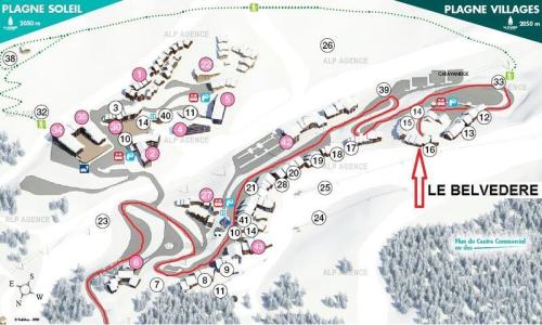 Rent in ski resort Résidence le Belvédère - MH - La Plagne - Summer outside