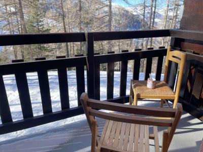 Vacanze in montagna Studio con alcova per 4 persone (320-108) - Résidence le Belvédère - Risoul - Terrazza