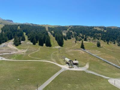 Holiday in mountain resort Studio sleeping corner 4 people (1020S) - Résidence le Bois d'Aurouze - Superdévoluy - Summer outside