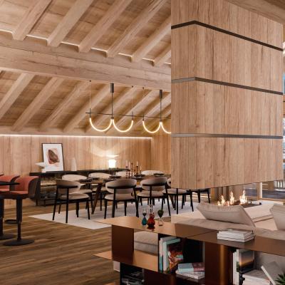 Vacances en montagne Appartement duplex 7 pièces 14 personnes (301) - Résidence Le Bois des Ours - Méribel - Séjour