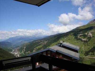 Vacances en montagne Studio 4 personnes (B04) - Résidence le Boulevard - Méribel-Mottaret - Balcon