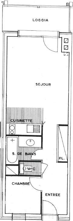 Vacanze in montagna Appartamento 2 stanze per 5 persone (010) - Résidence le Bouquetin - Les Saisies - Alloggio