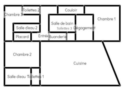 Vacances en montagne Appartement 5 pièces 8 personnes (A2) - Résidence le Bretalet - Morzine - Plan