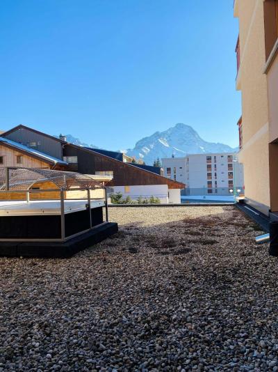 Holiday in mountain resort 2 room apartment sleeping corner 6 people (CAB52) - Résidence le Cabourg B & C - Les 2 Alpes - Terrace