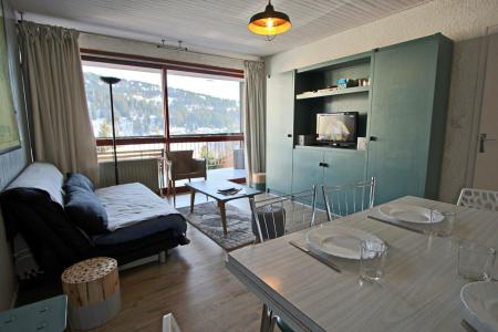 Vakantie in de bergen Appartement 2 kamers 6 personen (105) - Résidence le Cap 2000 - Chamrousse - Woonkamer