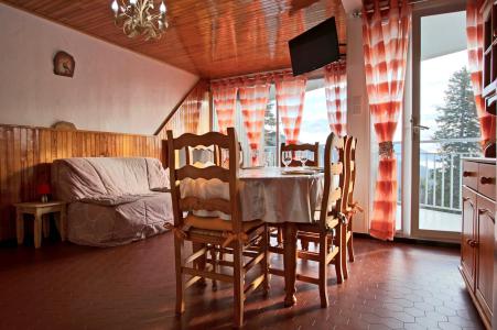 Vakantie in de bergen Appartement 3 kamers 6 personen (202) - Résidence le Carina - Chamrousse - Woonkamer