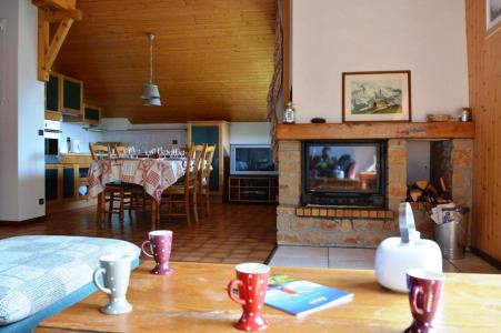 Urlaub in den Bergen 3 Zimmer Maisonettewohnung für 7 Personen (A08) - Résidence le Catalpa - Le Grand Bornand - Wohnzimmer