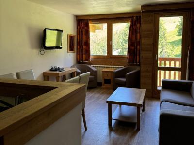 Urlaub in den Bergen 2-Zimmer-Holzhütte für 6 Personen (514) - Résidence le Centaure - La Plagne - Wohnzimmer