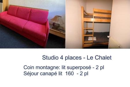 Каникулы в горах Квартира студия для 4 чел. (12) - Résidence le Chalet - Gourette