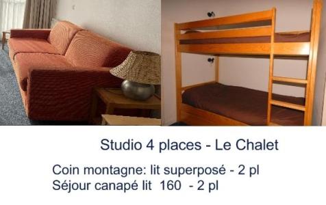 Vacaciones en montaña Estudio para 4 personas (15) - Résidence le Chalet - Gourette - Estancia