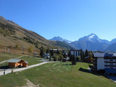 Аренда на лыжном курорте Квартира студия со спальней для 4 чел. (CPMK5) - Résidence le Champamé - Les 2 Alpes - летом под открытым небом