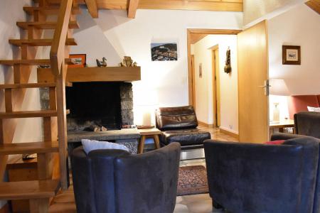 Holiday in mountain resort 4 room duplex apartment 7-9 people (21) - Résidence le Chantemerle - Méribel - Living room