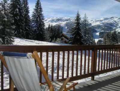 Vakantie in de bergen Appartement 3 kamers 6 personen (7) - Résidence le Chantemerle - Méribel - Terras