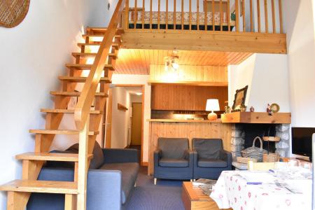 Vakantie in de bergen Appartement duplex 3 kamers 7 personen (20) - Résidence le Chasseforêt - Méribel - Woonkamer