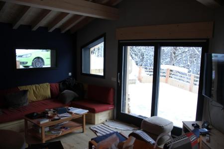 Vacaciones en montaña Chalet triplex 5 piezas para 10 personas - Résidence Le Choucas - Arêches-Beaufort - Estancia