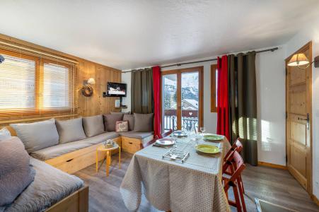 Urlaub in den Bergen 3-Zimmer-Appartment für 5 Personen (A5) - Résidence le Christmas - Méribel - Wohnzimmer