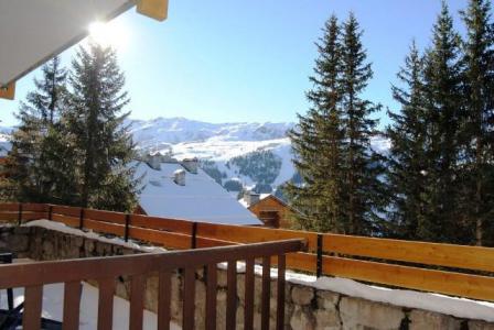 Urlaub in den Bergen Studio Schlafnische 4 Personen - Résidence le Cirsé - Méribel - Terrasse