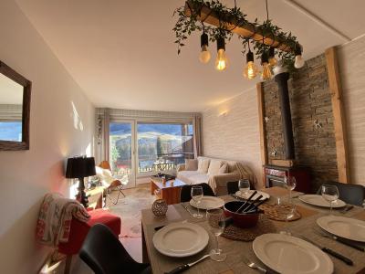 Holiday in mountain resort 4 room apartment 8 people (A1H) - Résidence le Clos d'Arly - Praz sur Arly - Living room