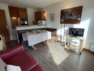 Holiday in mountain resort Studio cabin 4 people (B3H) - Résidence le Clos d'Arly - Praz sur Arly - Living room