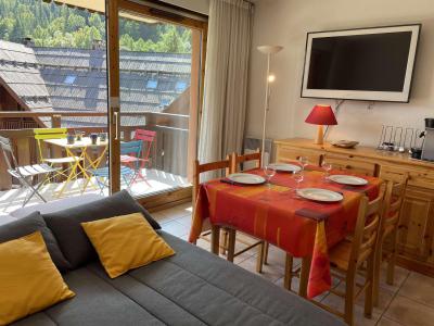 Vakantie in de bergen Studio bergnis 4 personen (A012) - Résidence le Clos - Serre Chevalier - Woonkamer