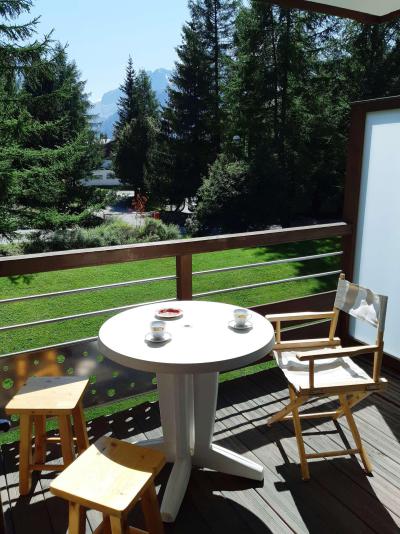 Аренда на лыжном курорте Квартира студия со спальней для 4 чел. (CB2F2) - Résidence le Côte Brune II - Les 2 Alpes - летом под открытым небом