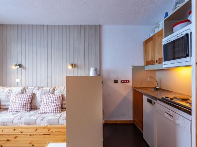 Vakantie in de bergen Appartement 2 kamers 4 personen (075) - Résidence le Creux de l'Ours D - Méribel-Mottaret - Woonkamer