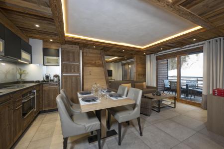 Holiday in mountain resort Résidence le Cristal de Jade - Chamonix - Open-plan kitchen