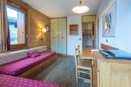 Vakantie in de bergen Studio cabine 4 personen (001) - Résidence le Cristallin - Valmorel - Woonkamer