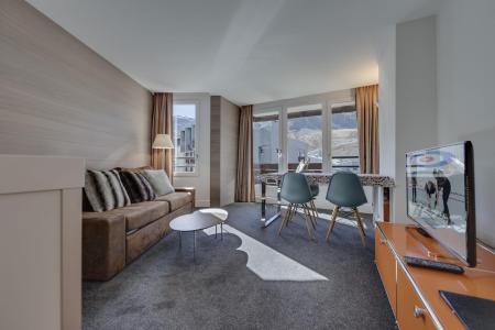 Urlaub in den Bergen 3-Zimmer-Appartment für 4 Personen (38) - Résidence le Curling - Tignes - Wohnzimmer