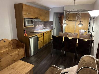 Vakantie in de bergen 2 kamer duplex appartement 6 personen (520) - Résidence le Dé 4 - Montchavin La Plagne - Woonkamer