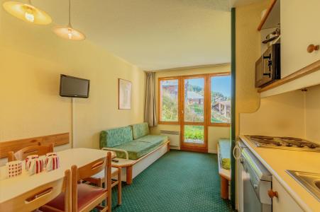 Vakantie in de bergen Appartement 2 kamers 5 personen (118) - Résidence le Dé 4 - Montchavin La Plagne - Woonkamer
