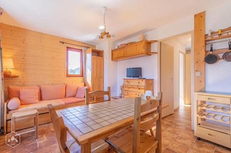 Urlaub in den Bergen 2-Zimmer-Holzhütte für 4 Personen (114) - Résidence Le Genevray - Aussois - Wohnzimmer