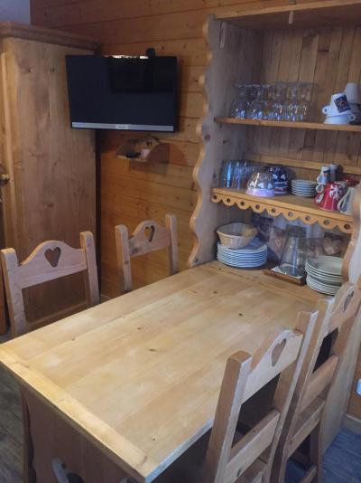 Urlaub in den Bergen Studio Schlafnische 4 Personen (273) - Résidence le Grépon - Le Grand Bornand - Wohnzimmer