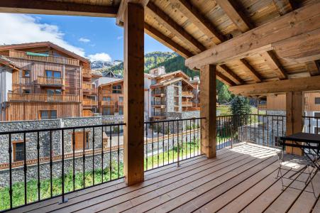 Vacances en montagne Appartement duplex 5 pièces 8 personnes (203) - Résidence le Grizzly - Val d'Isère - Terrasse