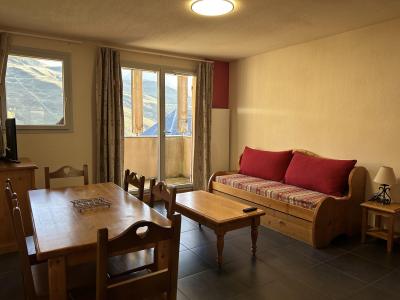 Urlaub in den Bergen 3 Zimmer Maisonettewohnung für 6 Personen (03) - Résidence le Hameau de Balestas - Peyragudes - Wohnzimmer