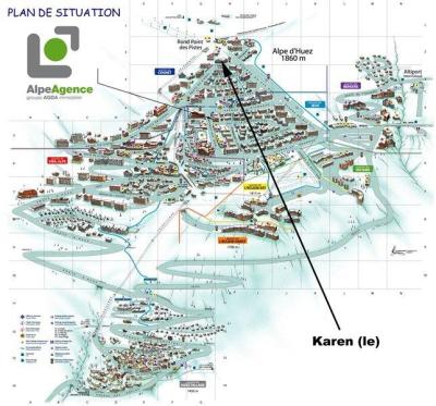 Vacaciones en montaña Estudio -espacio montaña- para 3 personas (201) - Résidence le Karen - Alpe d'Huez