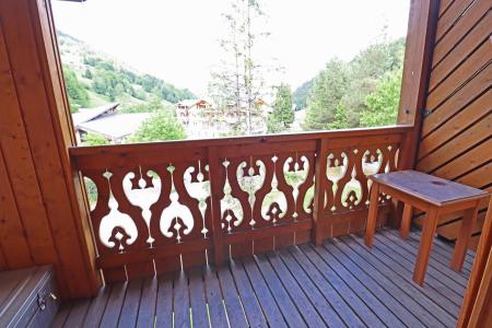 Vacaciones en montaña Apartamento dúplex 3 piezas 5 personas (71) - Résidence Le Lion d'Or - Les Gets - Balcón